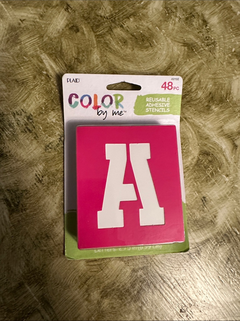 Color By Me Pink Reusable Adhesive Stencils - 48pc